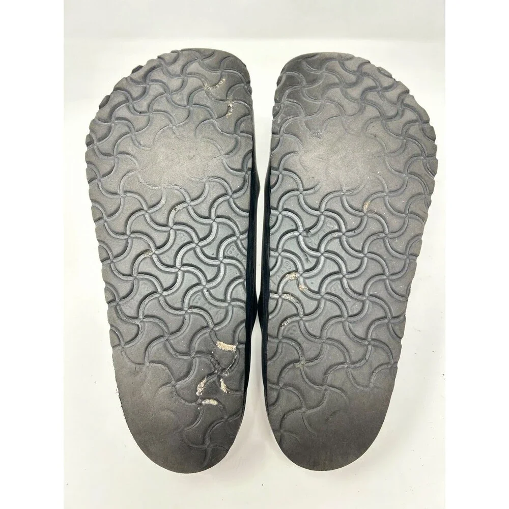 Birkenstock Sandals Mens 41 Black Arizona EVA Two Strap Slides Adult Waterproof
